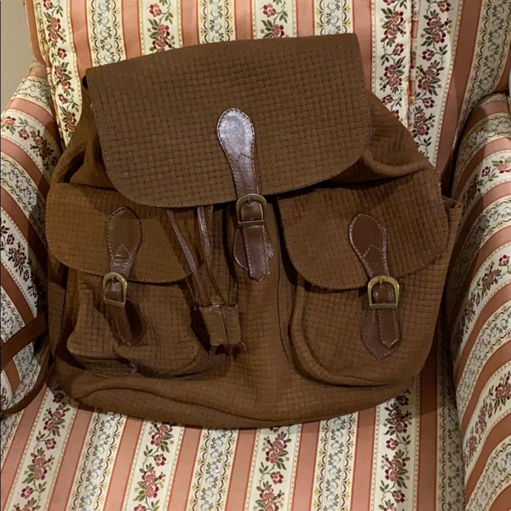 Leather Backpack From Colombia - image 1